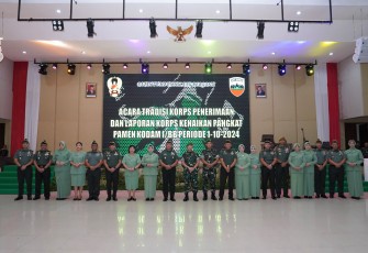 Pangdam I BB Ucapkan Selamat Datang kepada Pamen Sebagai Warga Baru Kodam I BB