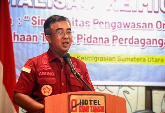 Kakanwil Kemenkumham Menggalakkan Pengawasan Orang Asing dan Pencegahan TPPO