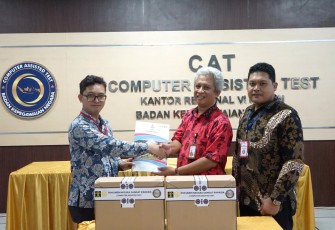Kanwil Kemenkumham Sumut Tinjau Pelaksanaan Seleksi di Kanreg VI BKN Medan.