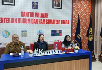 Kanwil Kemenkumham Sumut Gelar Rapat Evaluasi dan Pelaporan Aksi HAM di Wilayah.