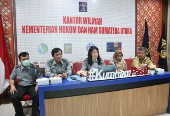 Kanwil Kemenkumham Sumut Gelar Rapat Harmonisasi Ranperda