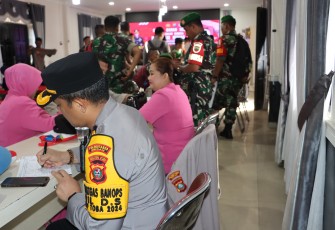 Polrestabes Medan Gandeng PMI Gelar Donor Darah.