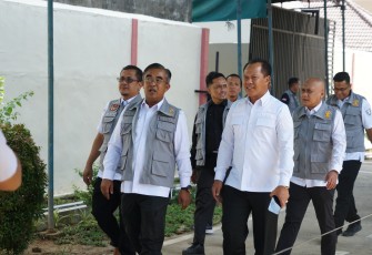Kakanwil Kemenkumham Sumut Dampingi Inspektur Wilayah V Lakukan Kunjungan ke Lokasi Pelaksanaan SKD CPNS