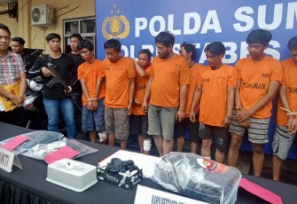 Pelaku Pembobol Rumah dan Curanmor di Wilkum Polrestabes Medan.