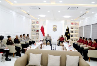 Sinergi dan Soliditas antar Lembaga Penegak Hukum Kakanwil Kunker ke Poldasu.