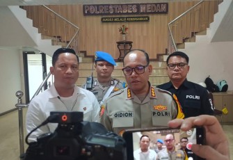Kapolrestabes Medan Sampaikan Pengungkapan Kasus Judi Online