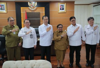 Pertemuan dengan Wamendagri di Kementerian Transmigrasi 