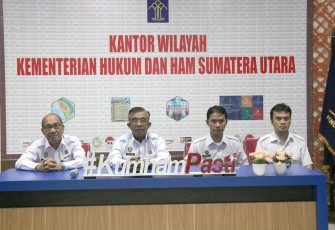 Kegiatan Secara Daring Penguatan Perancang Peraturan Perundang-undangan Bersama Wamen Kemenkumham.
