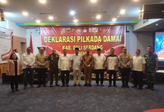Kapolrestabes Medan Hadiri Deklarasi Pemilu Damai
