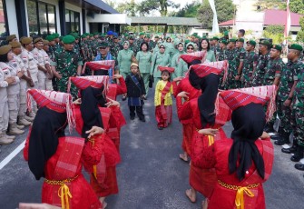 Kegiatan Kunjungan dan Pamitan Pangdam I/BB di Korem 122/PT