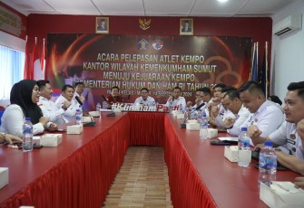 Petugas Rutan Kelas I Medan Ikuti Bimtek Tim KPPS.