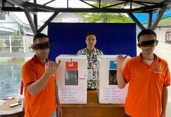 Antusias Warga Binaan Rutan I Medan Gunakan Hak Suara di Pilkada 2024.