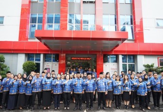 Kanwil Kemenkukham Sumut Gelar Upacara Peringatan HUT KORPRI ke-53 Tahun.