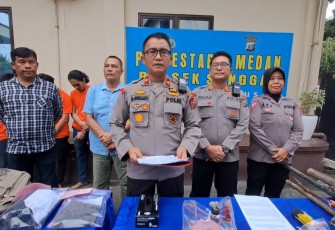 Kapolsek Sunggal Tetapkan Tersangak Aksi Tawuran Mahasiswa di Medan.
