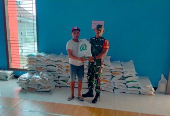 Pendampingan bantuan bahan pangan warga binaan 