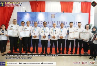 4 Satuan Naungan Kemenkumham Sumut Meraih WBK