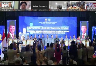 Kemenkumham Sumut Raih Penghargaan Anugerah Lagislasi Tahun 2024.