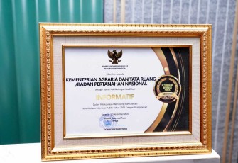 Kementerian ATR/BPN Raih Predikat Badan Publik Informatif 