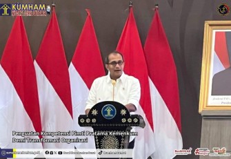 Kadivyankum Kanwil Kemenkumham Sumut Ikuti Kegitan Muatan Teknis  Substansi Lembaga 