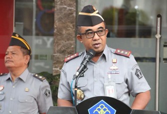 Kakanwil Kemenkumham Sumut Pimpin Apel Pagi.