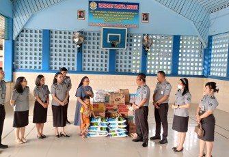 Kanwil Kemenkumham Sumut Laksanakan Bakti Sosial