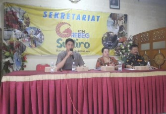 Asthywiana Swastiyani Leo saat memberikan keterangan pers 