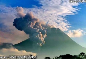 Perkembangan aktivitas gunung Merapi, kabupaten Magelang, Jawa Tengah, Rabu (3/4)