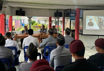 Kadiv Pas Kanwil Kemenkumham Sumut Kunjungan Kerja ke Rutan Kelas IIB Sipirok.
