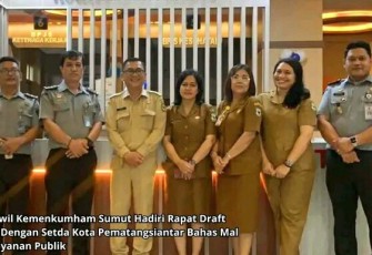 Kanwil Kemenkumham Lakukan Pertemuan Bersama Dinas DPMPTSP Bahas Rencana Kerja