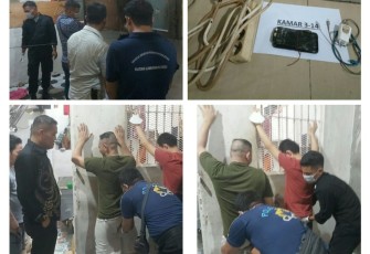 Rutan Labuhan Deli Gelar Razia Insidentil Kamar Hunian WBP.