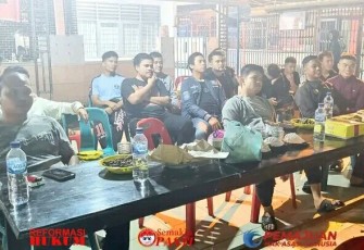 Rutan Pangkalan Brandan Gelar Nobar Dukung Timnas Indonesia