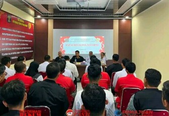 Rutan Pangkalan Brandan Gelar Rapat.