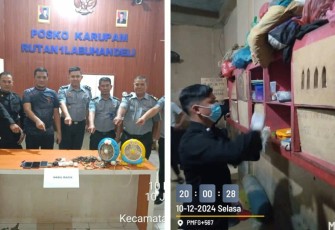 Rutan Labuhan Deli Gelar Penggeledahan Insidentil Kamar Hunian Warga Binaan.