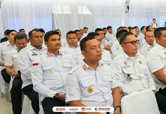 Karutan Pangkalan Brandan Hadiri Kunjungan Menteri Imigrasi dan Pemasyarakatan.