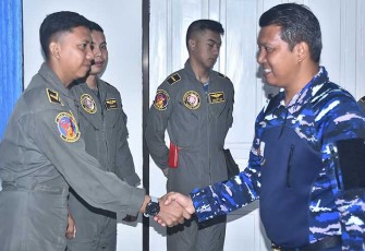 Komandan Lanud Raden Sadjad (RSA) Natuna, Kolonel Pnb Dedy Iskandar., S.Sos., M.M.S., M.Han.
