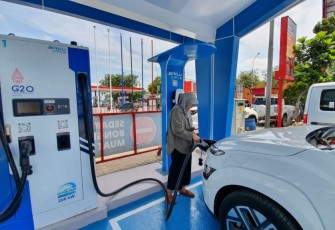 SPKLU untuk mobil listrik 