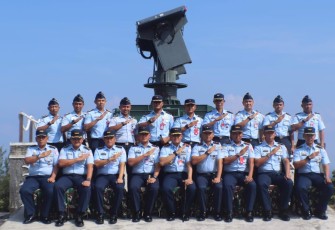 Komandan Kosek IKN Marsma TNI Abdul Haris, M.MPol., M.M.O.A.S., mendampingi Pangkoopsud I Marsda TNI Mohammad Nurdin melaksanakan kunjungan kerja di Satuan Radar (Satrad) 212 Ranai Kabupaten Natuna Pripinsi Kepulauan Riau, Rabu, 10 Januari 2024