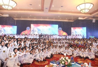 Puncak peringatan HUT ke-61 Kowal ditandai dengan acara tasyakuran yang berlangsung di Gedung Balai Samudera, Kelapa Gading, Jakarta Utara yang dihadiri oleh Kepala Staf Angkatan Laut Laksamana TNI Dr. Muhammad Ali, S.E., M.M., M.Tr.Opsla. didampingi ibu Catra Ratnanggadi Jalakanyasena Ny Fera Muhammad Ali, Jumat (05/01).