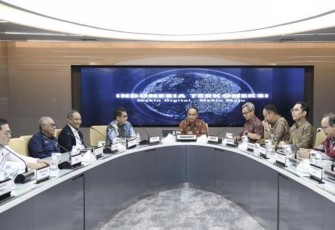 Menkominfo Budi Arie Setiadi di Kantor Kementerian Kominfo, Jakarta Pusat, Selasa (30/01/2024).