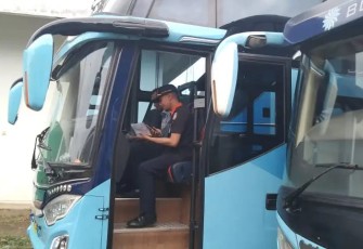 Ramp Check Nataru Puluhan Bus