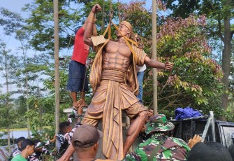 Penampakan Prasasti  Program TMMD Kodim 0714/Salatiga