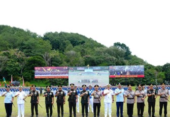 Panglima TNI dan Kapolri Lantik Prajurit Taruna Akademi TNI dan Bhayangkara Taruna Akademi Kepolisian di Akademi Militer Magelang