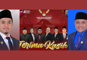 Ketua DPRD Nelfri Asfandi dan Anggota Fadly Mimanda Putra Apresiasi Kinerja KPU Pasaman