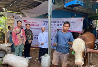 Hutama Karya Group saat Salurkan Hewan Kurban Berkualitas 