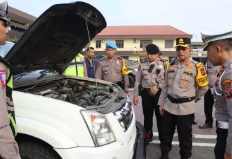 Kapolrestabes Medan saat Hadiri Landscape Lampu Pocong di Kejari Medan 