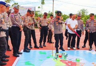  Polres Bintan Laksanakan TFG Guna Tingkatkan Kesiapan Pengamanan Pemilu 2024