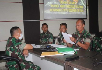 Tim Audit Itkostrad Laksanakan Pemeriksaan di Satuan Menarmed 2 Kostrad