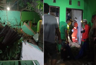 Pasca terjadi Longsor di Kota Tarakan , Kalimantan Utara, Rabu, (25/12), sekitar pukul 02:00 WITA.