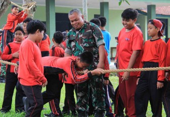 Outbound Bersama Kodim 0806/Trenggalek dan SDN 1 Gondang