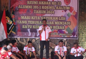 Reuni Akbar ke-33 Tahun Alumni 391-1 Korwil Kaltim